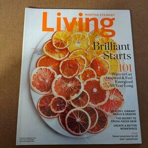 Martha Stewart Living Magazine January 2019 Issue Brilliant Starts & Wellness